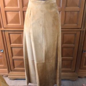 Stan Herman Suede Pairie Cottage Skirt